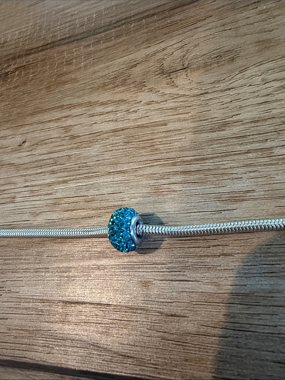 Sparkling Turquoise Crystal Bead